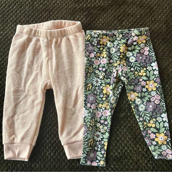 Old Navy Cat Jack next co Bundle Lot 8 Piece Baby Toddler Girl Pants Size 12 Mo - Picture 6 of 8